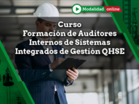 Curso Formación de Auditores Internos de Sistemas Integrados de Gestión QHSE